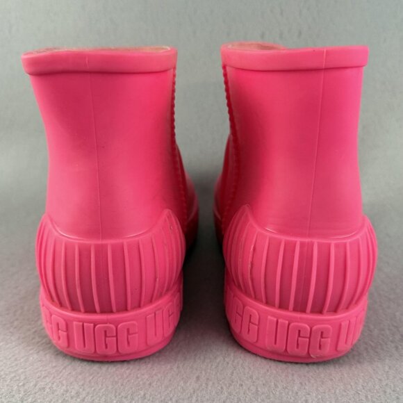 UGG Drizlita Boots Womens Size 5 Waterproof Rain Rubber Fur Lined 1130361K Shoes - Picture 3 of 9